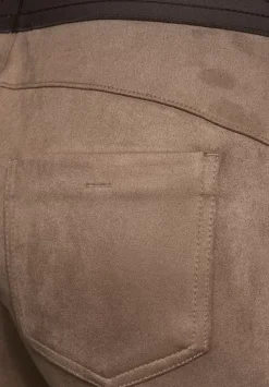 Skinny Fit Hose In Velours