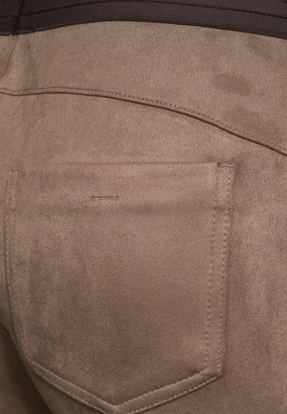 Skinny Fit Hose In Velours