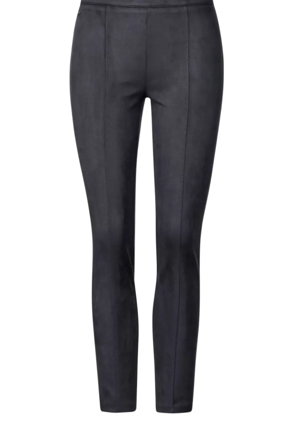 Skinny Fit Velours Hose