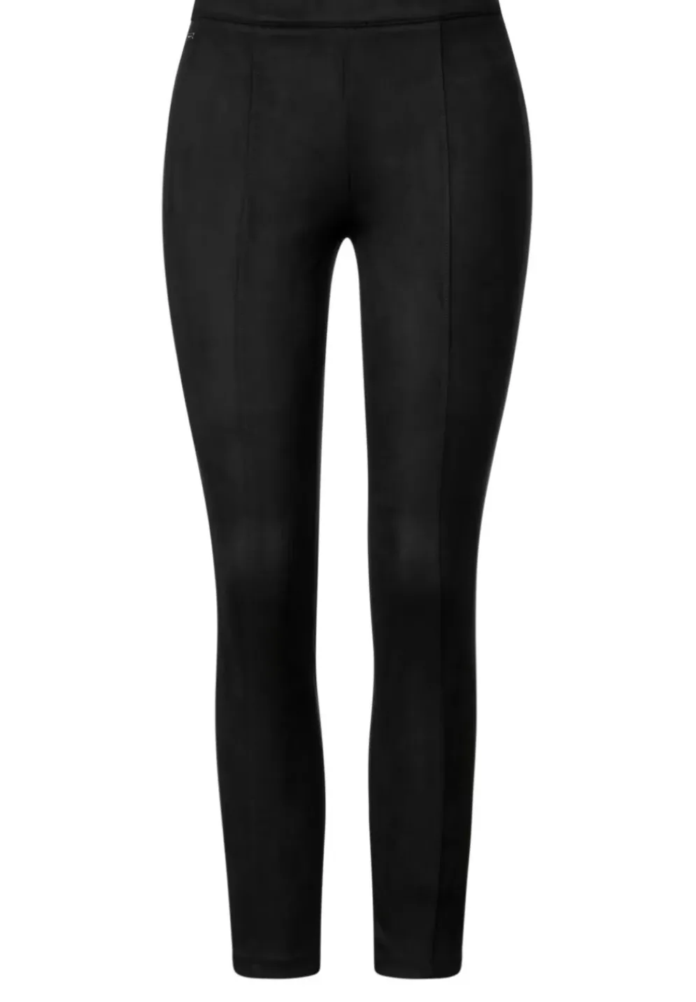 Skinny Fit Velours Hose