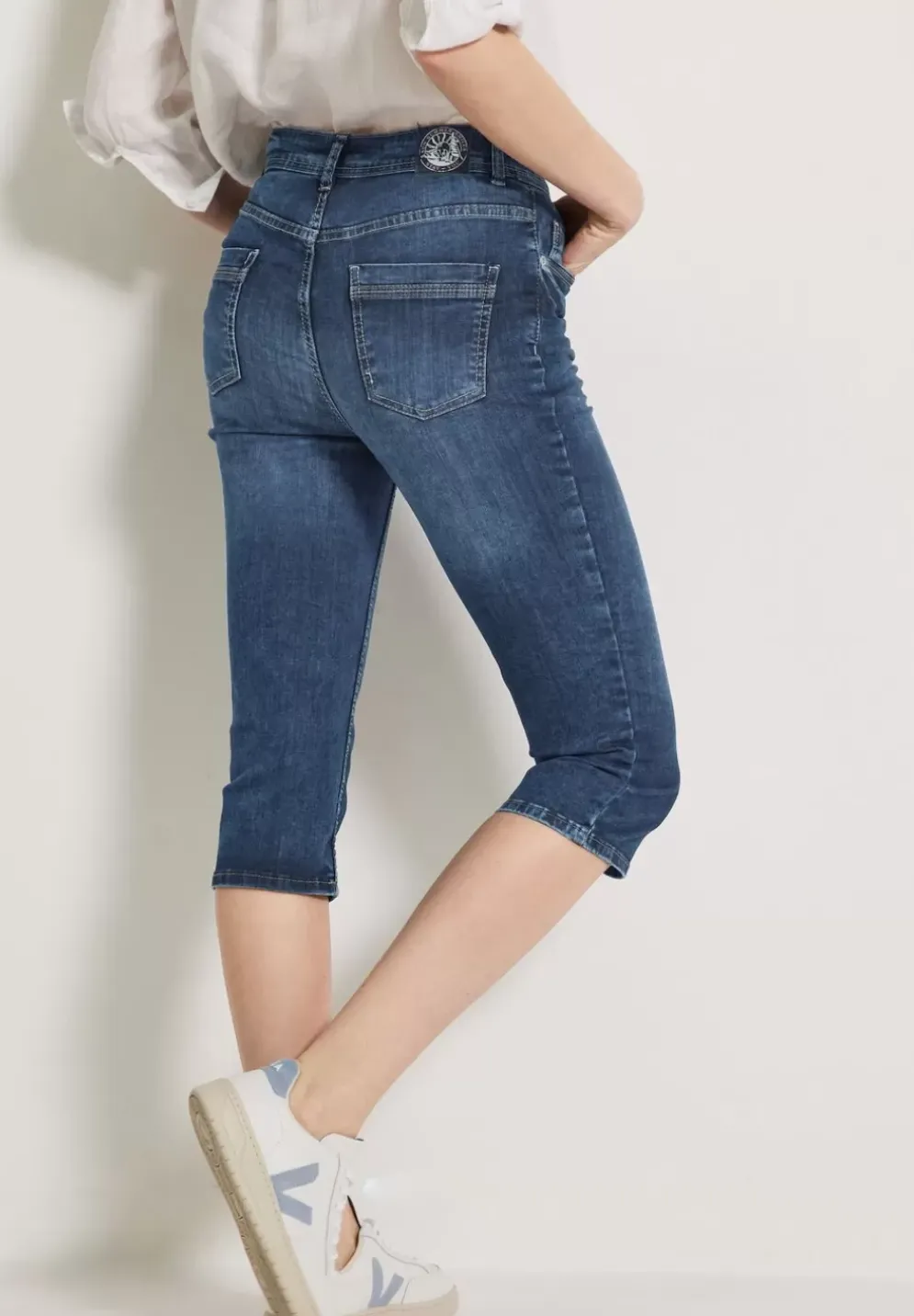 Slim Fit Caprijeans