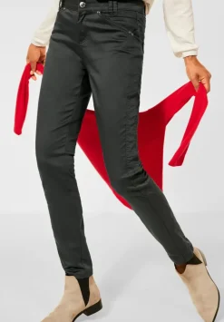 Slim Fit Hose Mit Coating