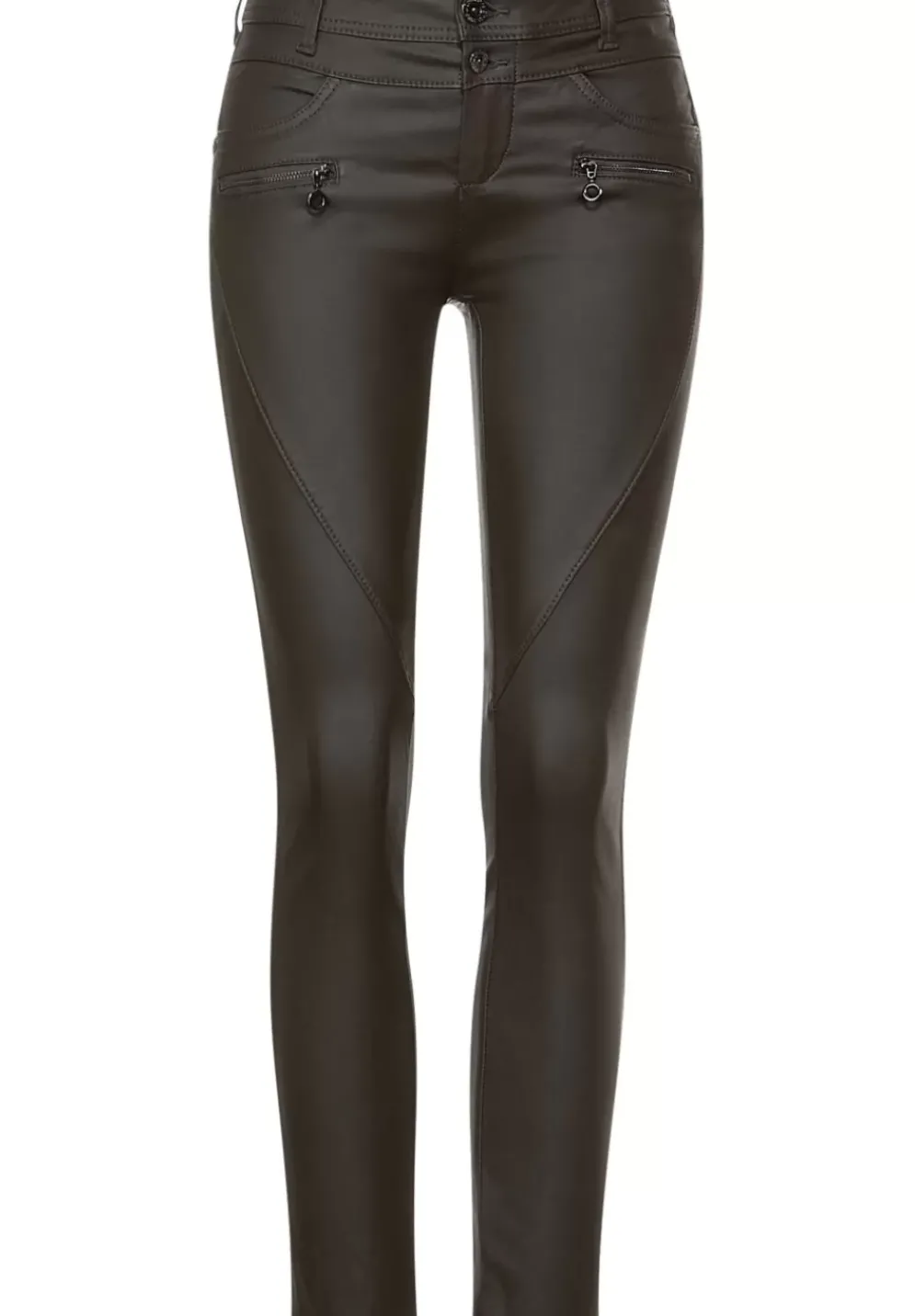 Slim Fit Hose Mit Coating
