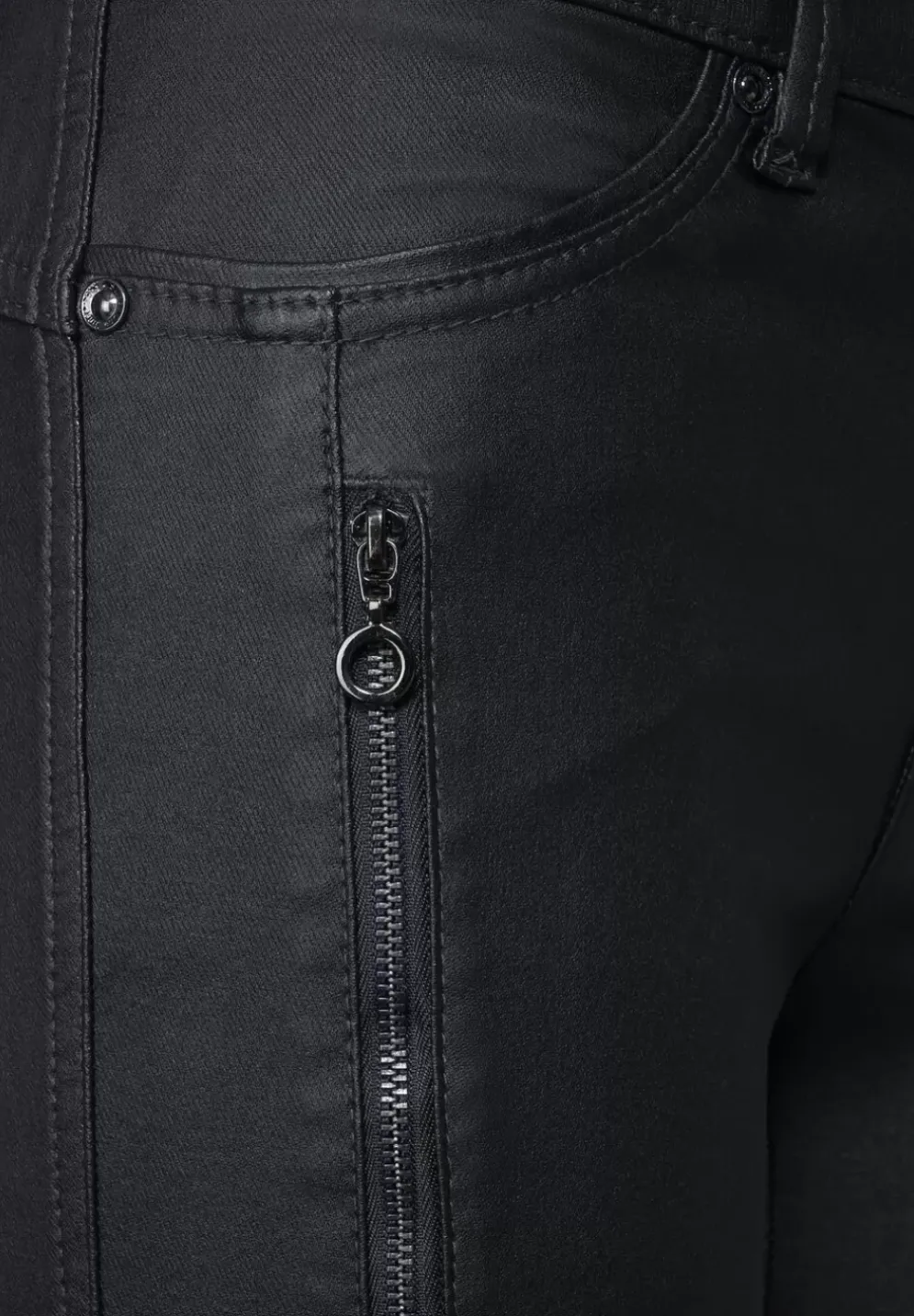 Slim Fit Hose Mit Coating