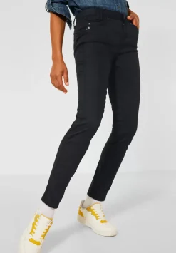 Slim Fit Hose Mit Coating