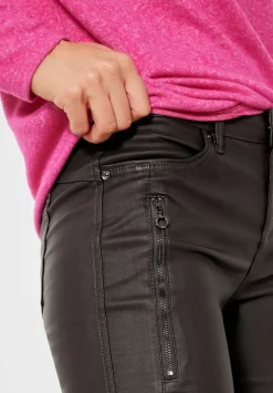 Slim Fit Hose Mit Coating