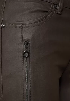 Slim Fit Hose Mit Coating