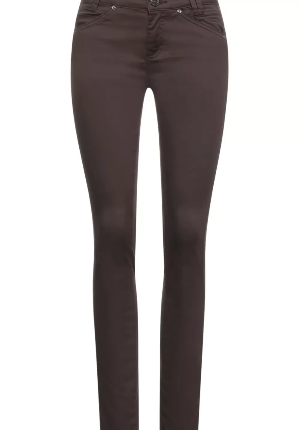 Slim Fit Hose Mit Coating