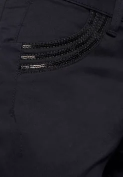 Slim Fit Hose Mit Pailetten