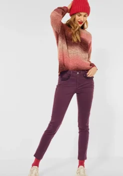 Slim Fit Hose Mit Pailetten