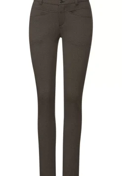 Slim Fit Hose Mit Print