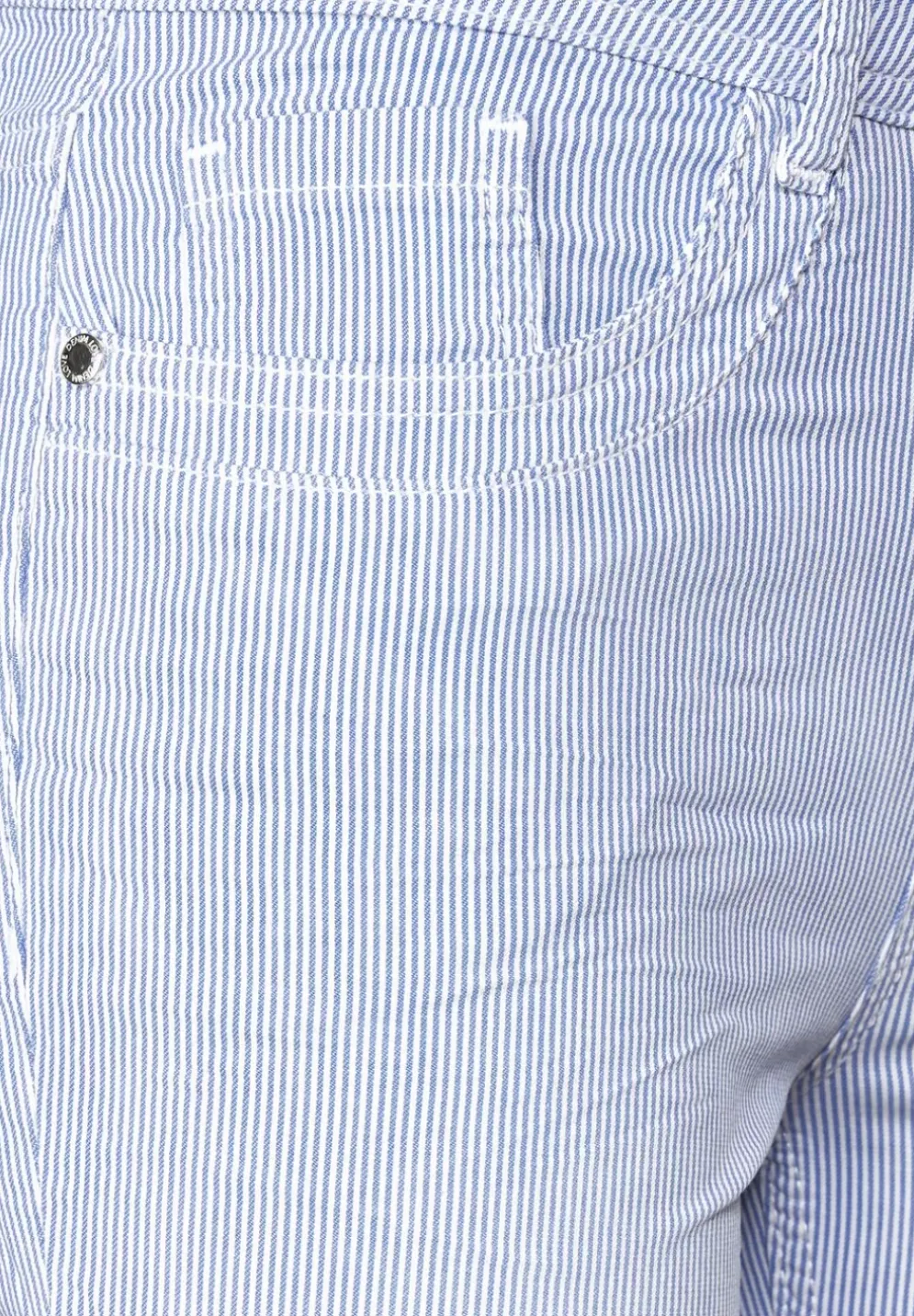 Slim Fit Hose Mit Streifen