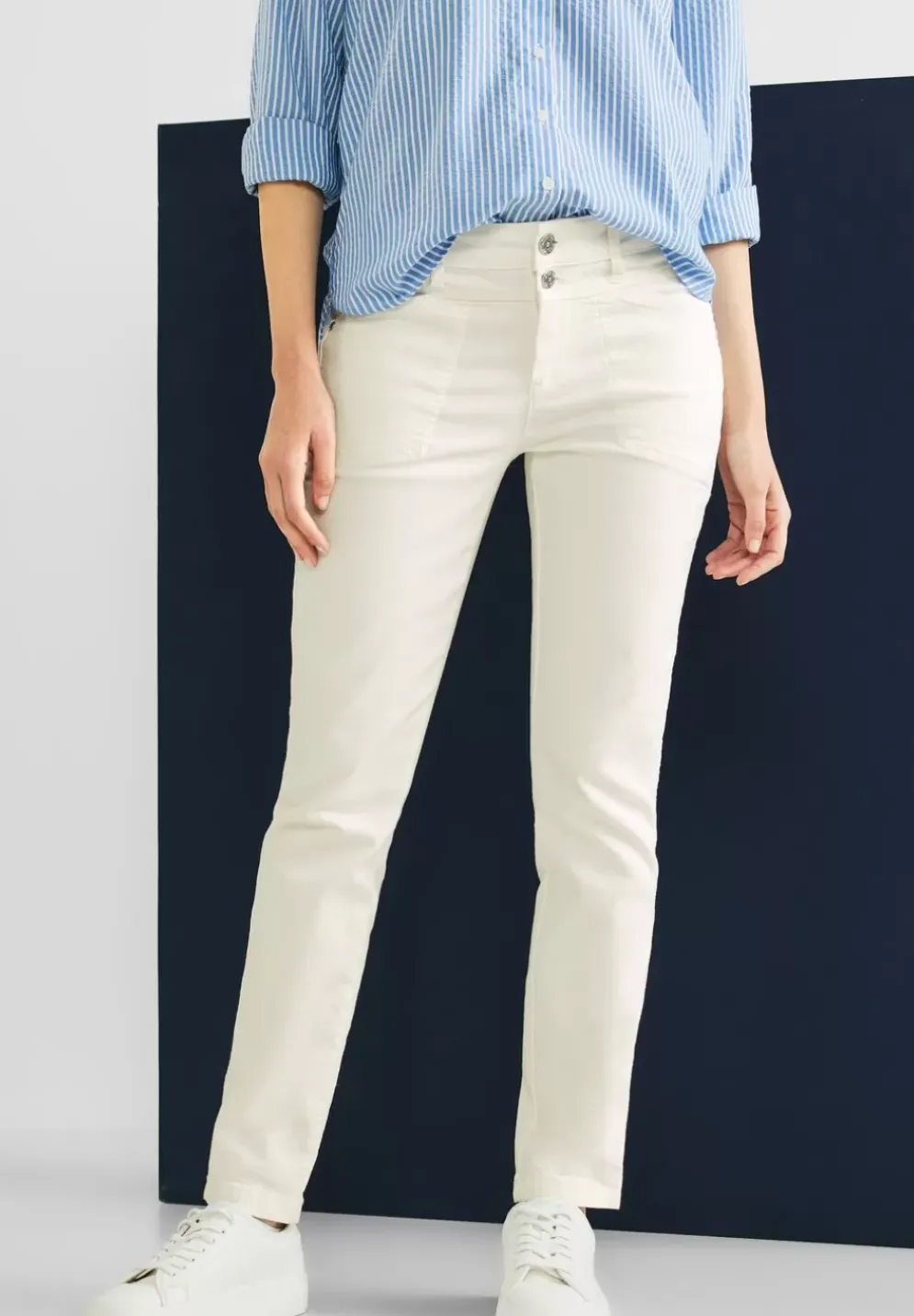 Slim Fit Hose Mit Stretch