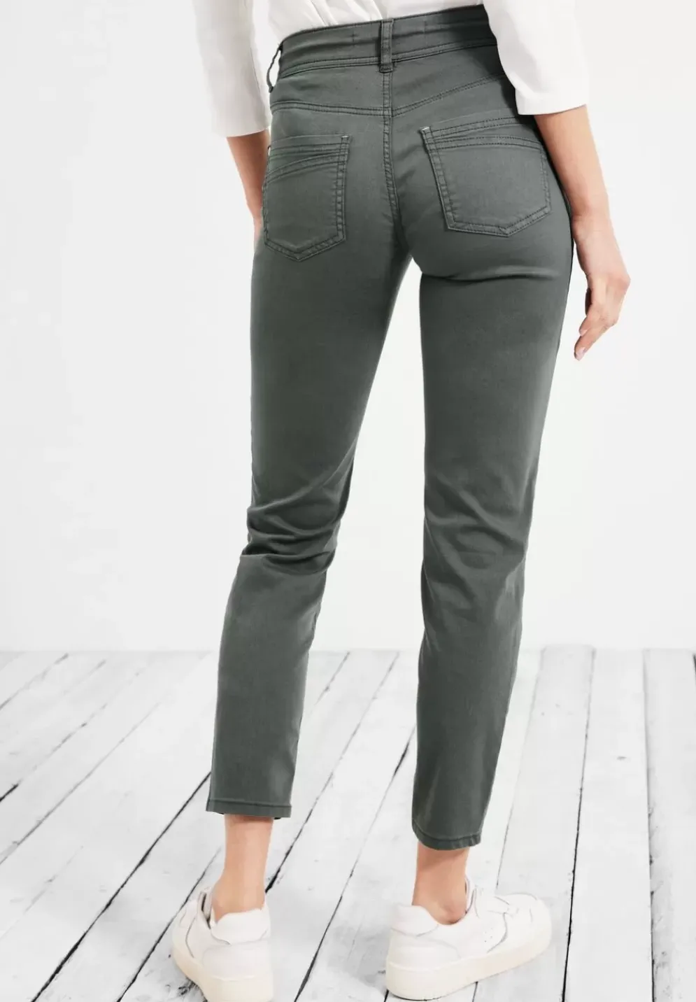 Slim Fit Hose Mit Stretch