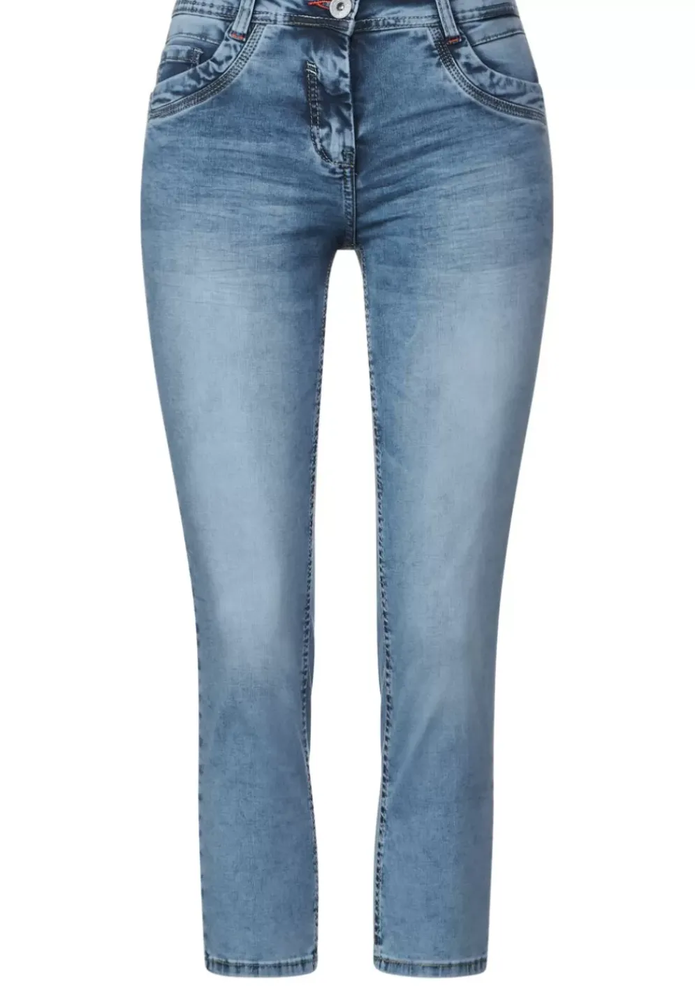 Slim Fit Jeans In 7/8-Lange