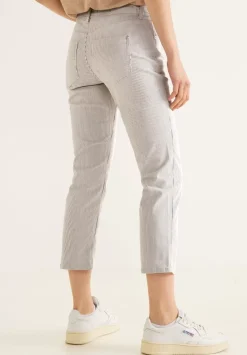 Slim Fit Jeans Mit Streifen