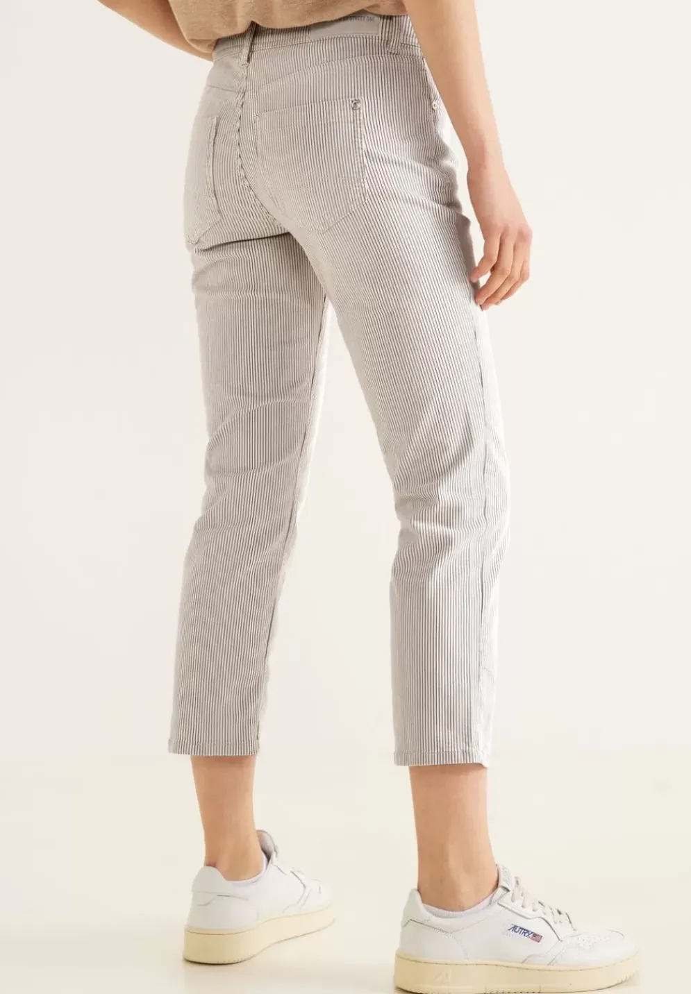 Slim Fit Jeans Mit Streifen