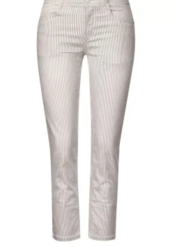 Slim Fit Jeans Mit Streifen