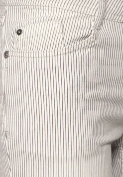 Slim Fit Jeans Mit Streifen