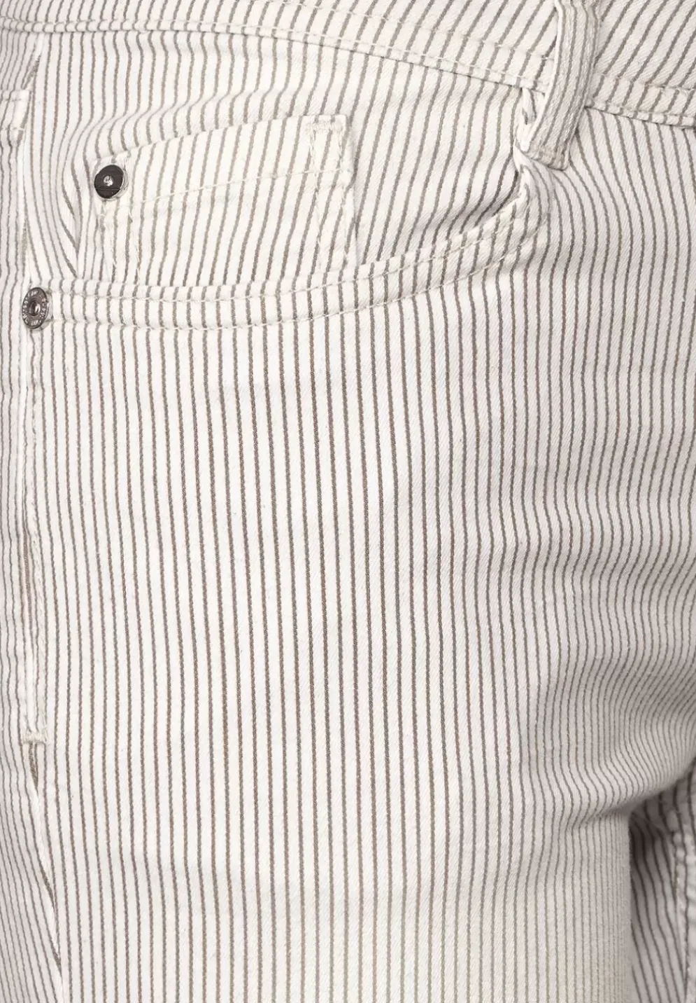 Slim Fit Jeans Mit Streifen