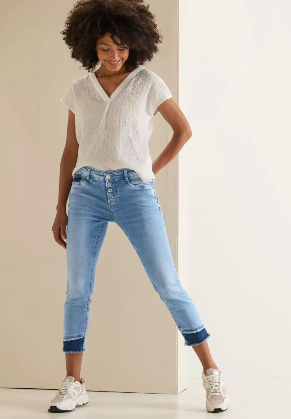 Slim Fit Jeans Mit Stretch