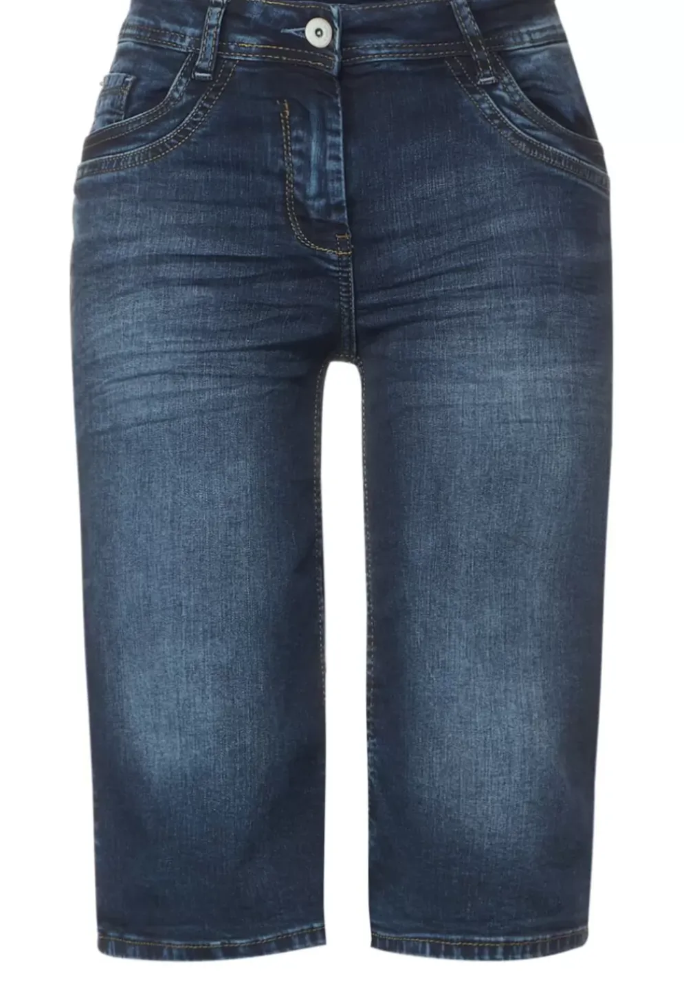 Slim Fit Jeansbermuda