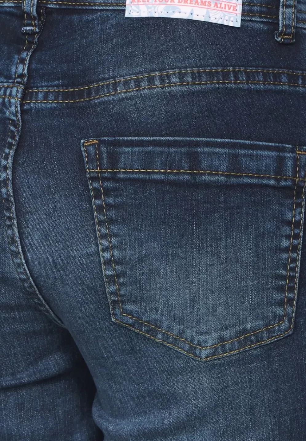 Slim Fit Jeansbermuda
