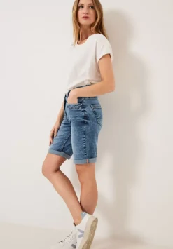 Slim Fit Jeansshorts