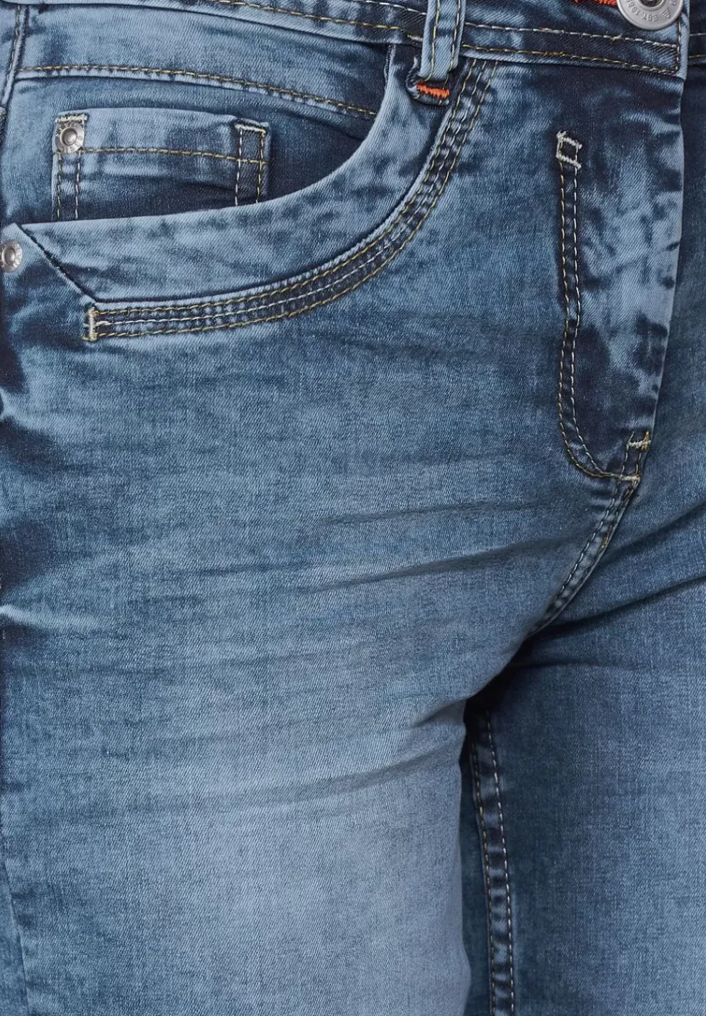 Slim Fit Jeansshorts