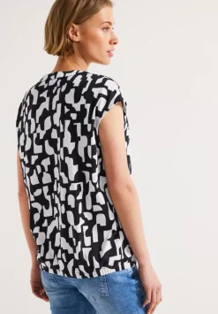 Slub Jersey Print Shirt