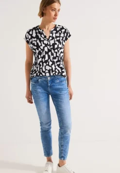 Slub Jersey Print Shirt