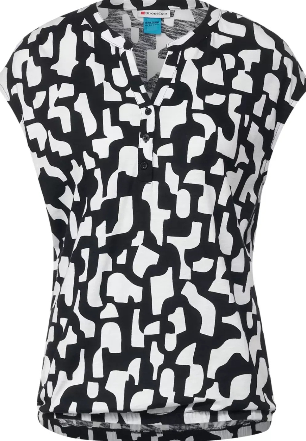 Slub Jersey Print Shirt