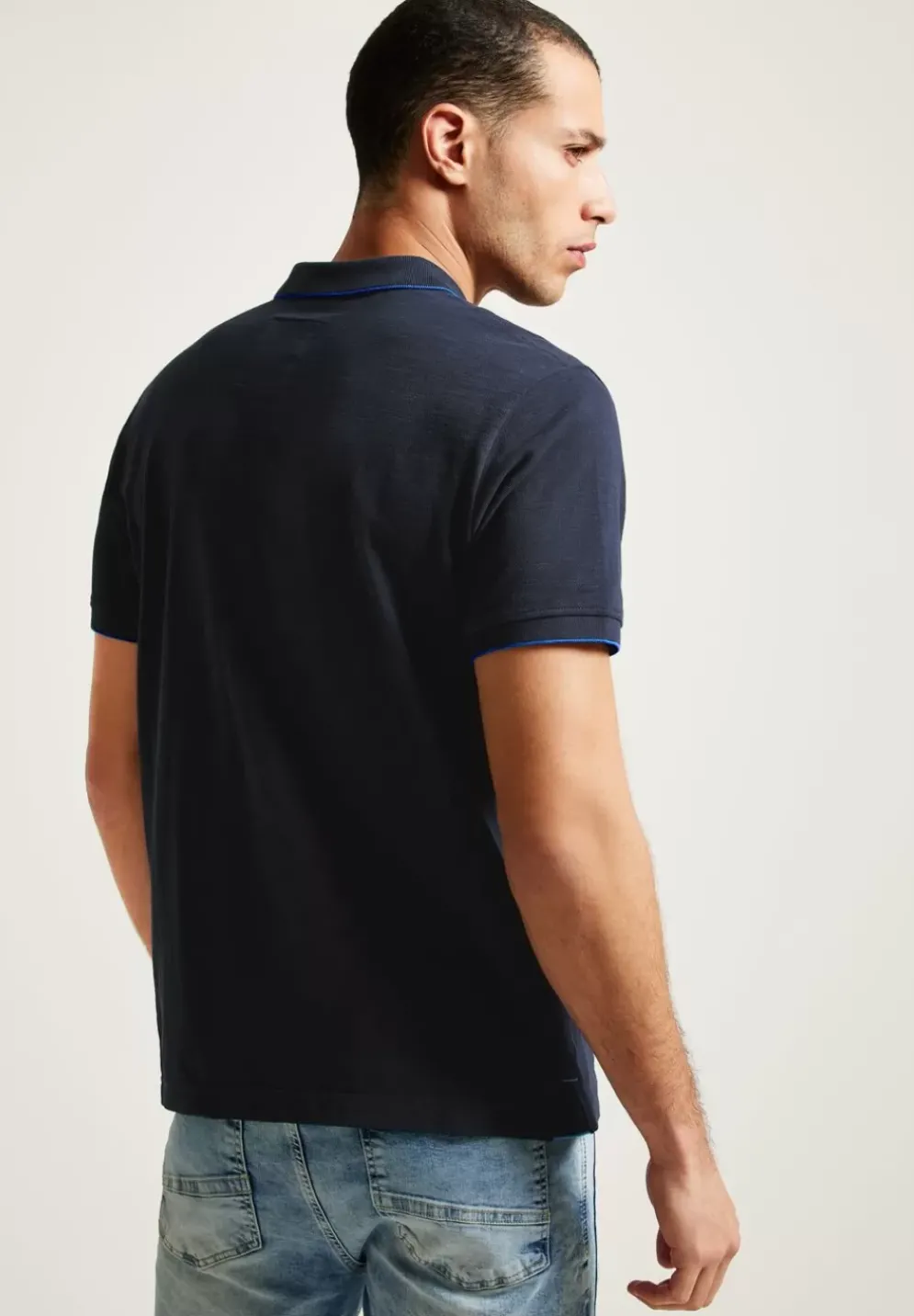 Slub Piquee Poloshirt