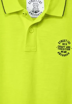 Slub Piquee Poloshirt