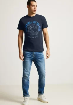 Slub Print T-Shirt
