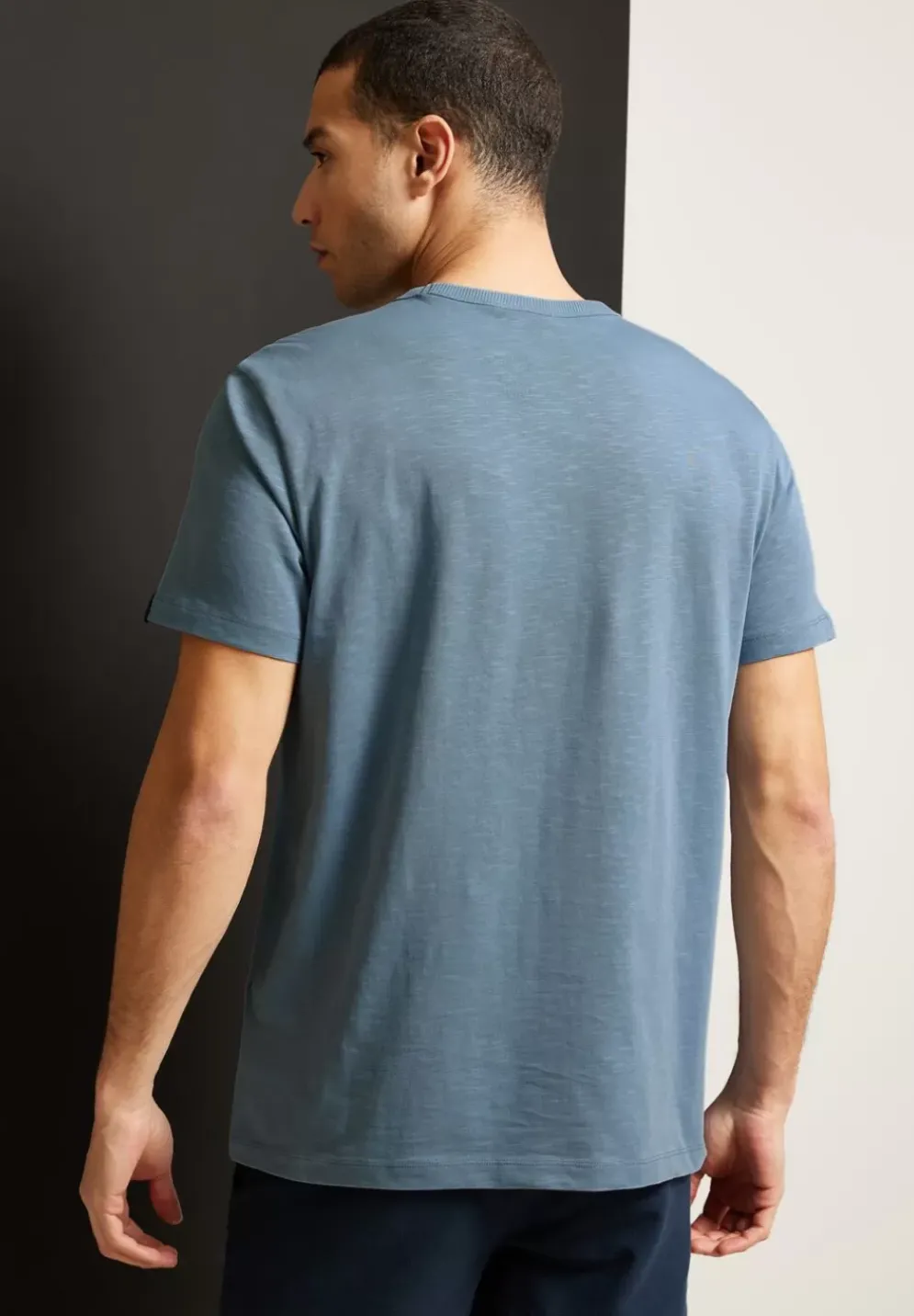 Slub Print T-Shirt