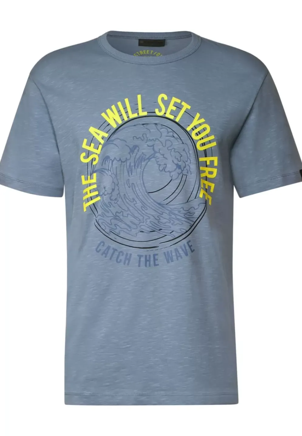 Slub Print T-Shirt