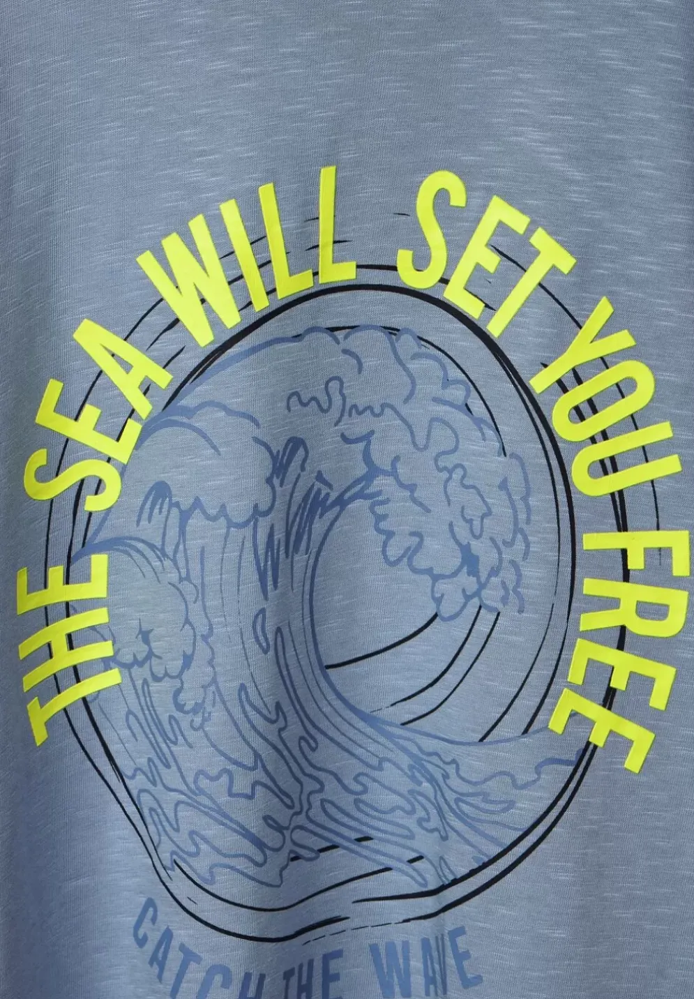 Slub Print T-Shirt