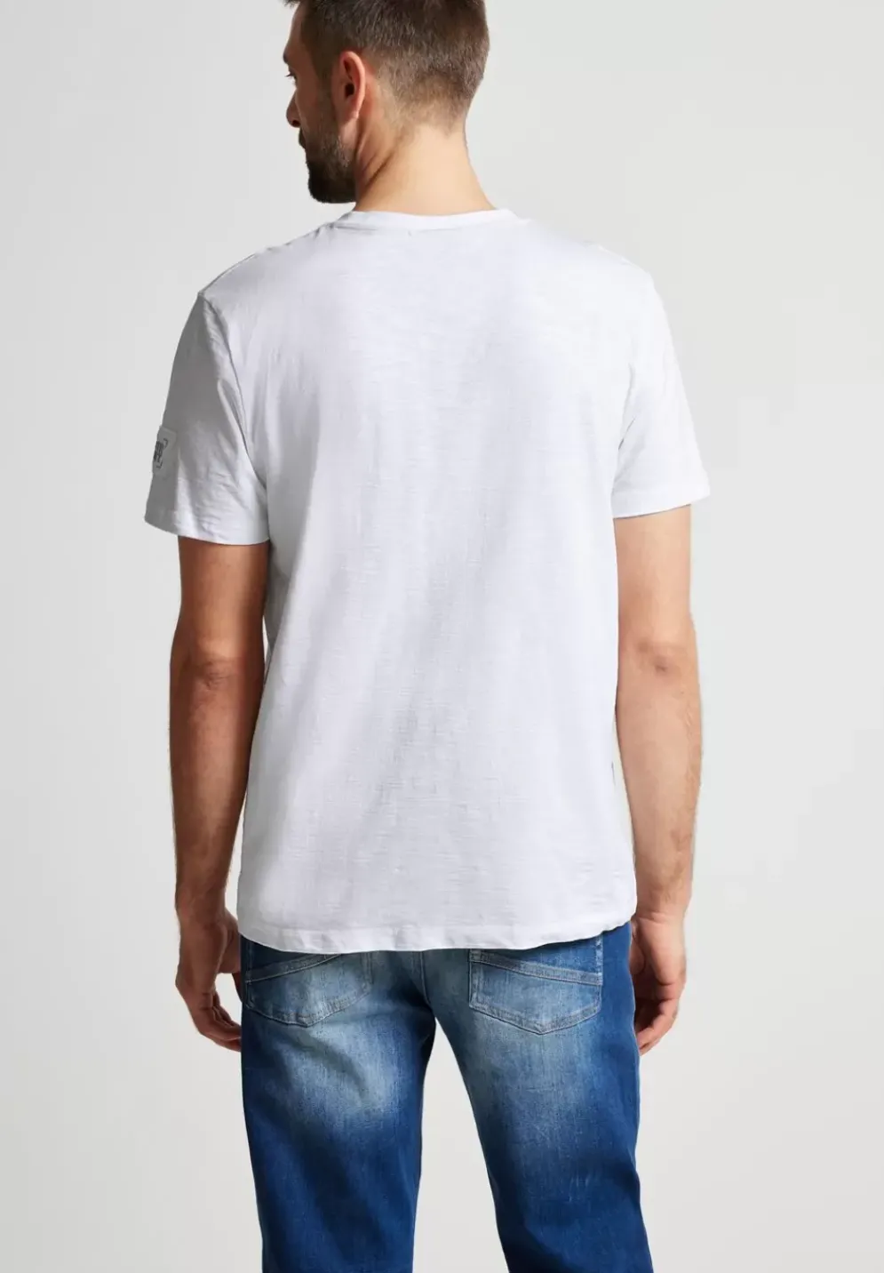 Slub Print T-Shirt