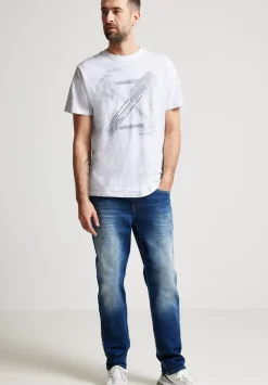 Slub Print T-Shirt
