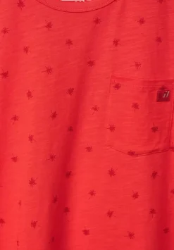 Slub Print T-Shirt