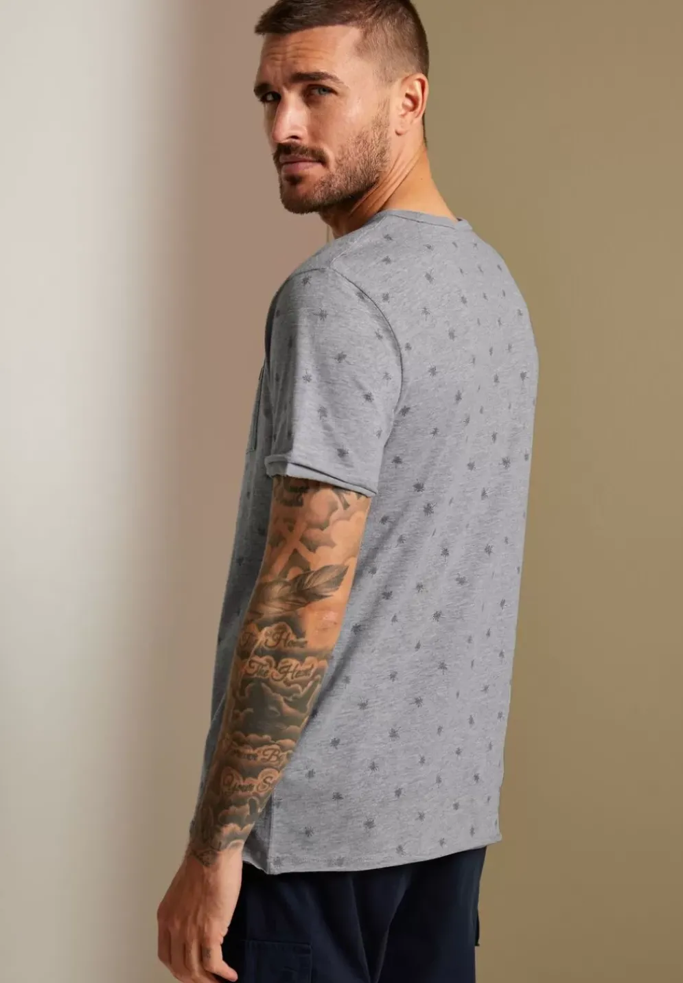 Slub Print T-Shirt