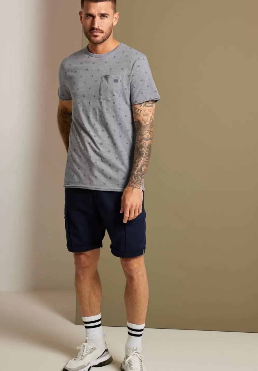 Slub Print T-Shirt