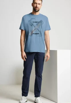Slub Print T-Shirt