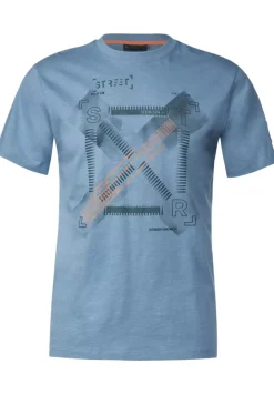 Slub Print T-Shirt