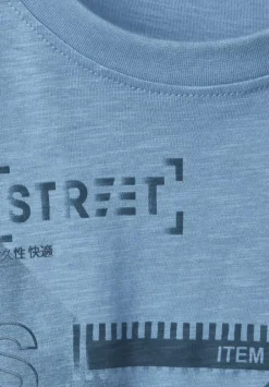 Slub Print T-Shirt