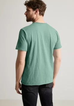 Slub T Mit Offenen Kanten