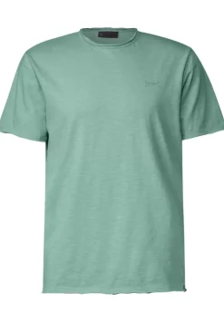 Slub T Mit Offenen Kanten