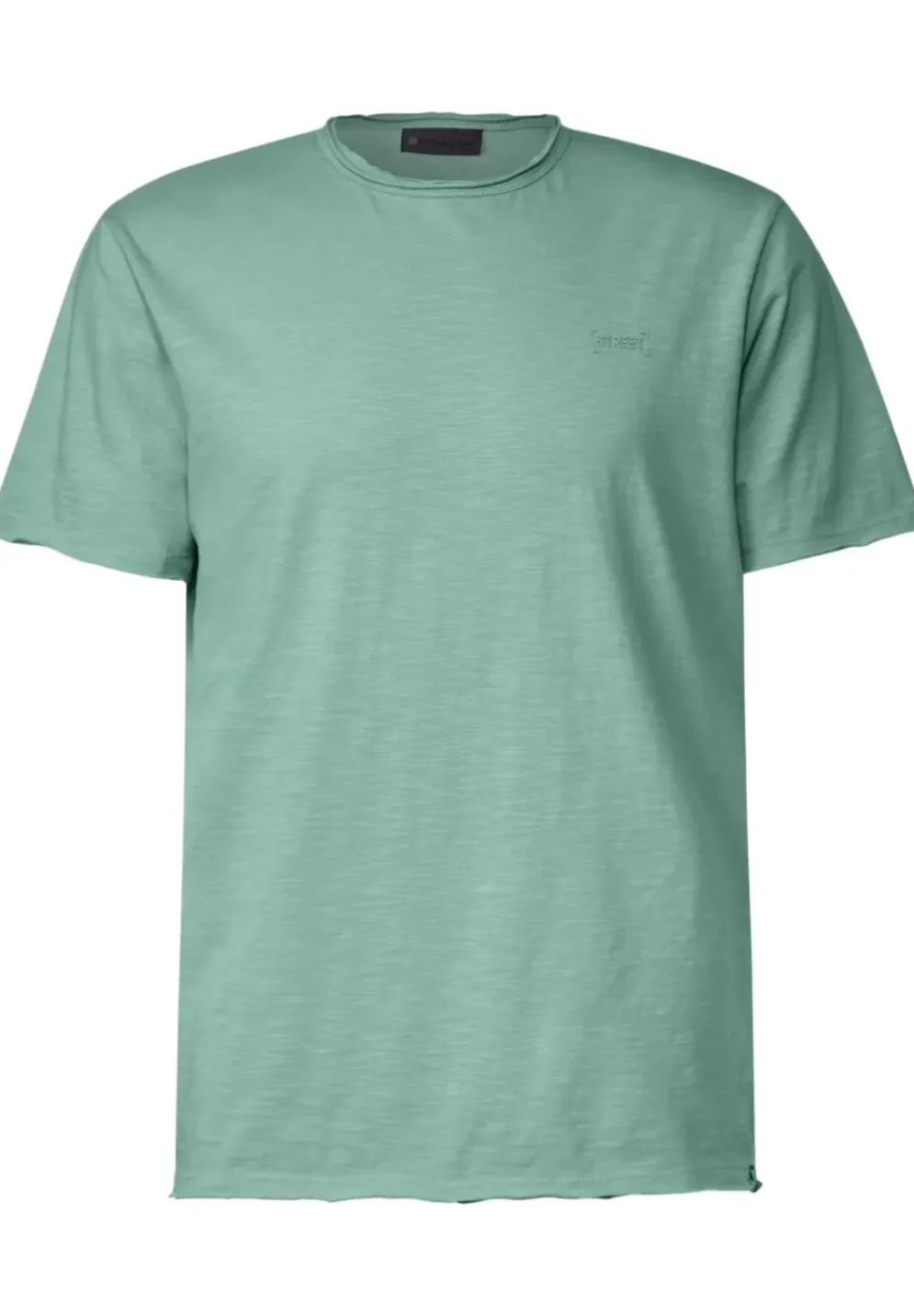 Slub T Mit Offenen Kanten
