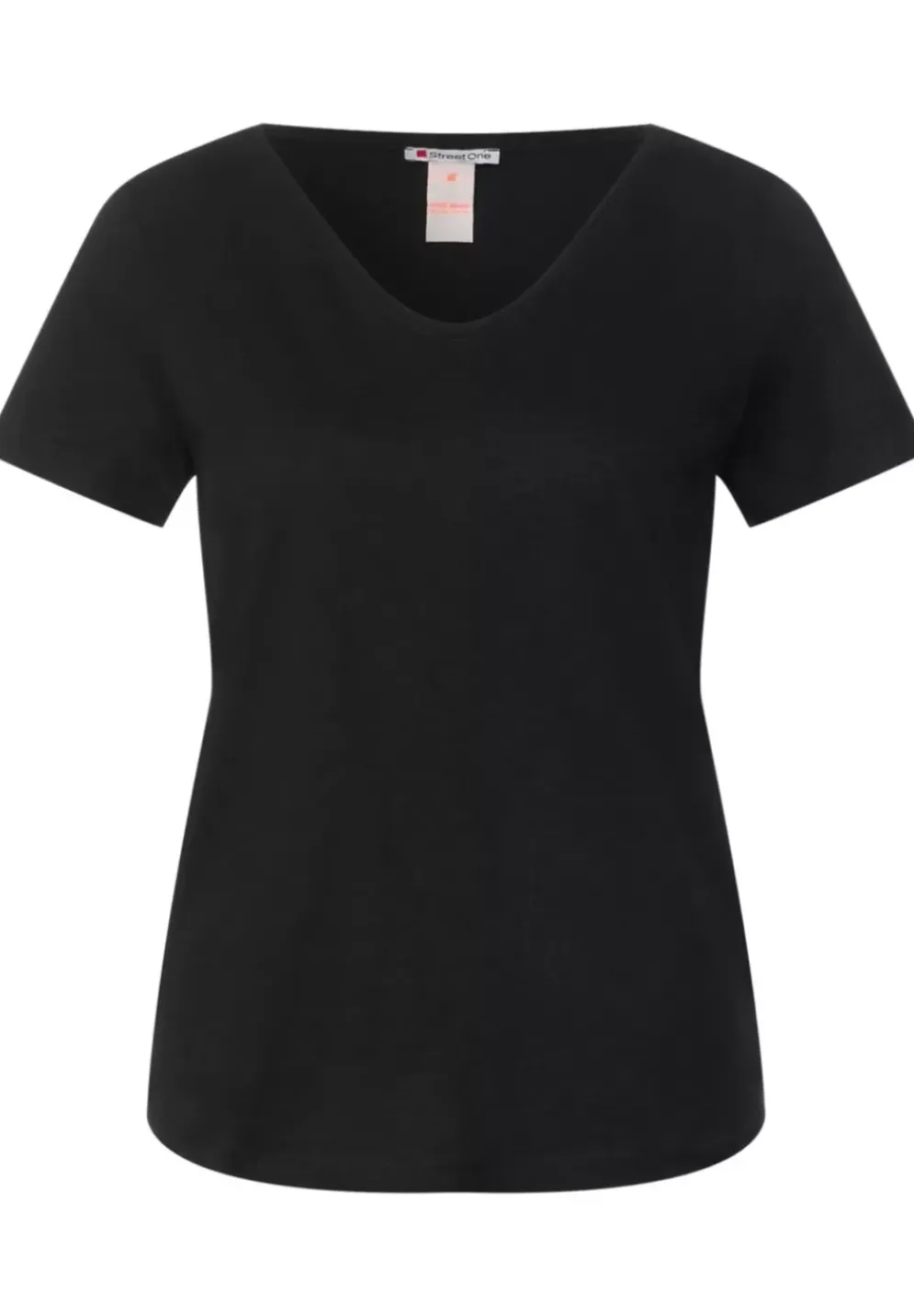 Slub T-Shirt In Unifarbe